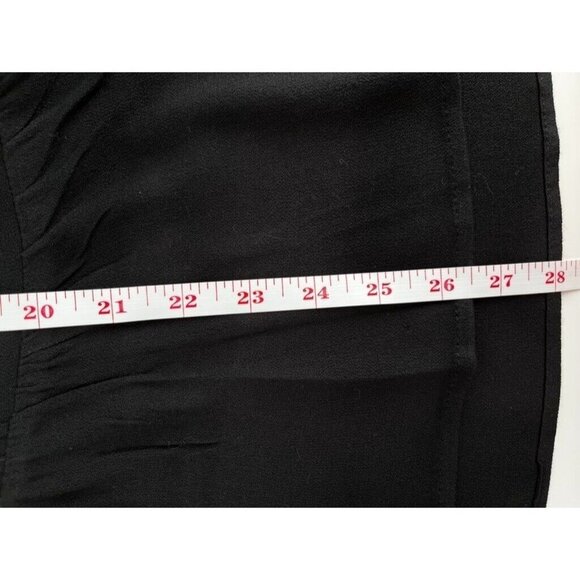 RO&DE Ladies Embroidered Tunic Size Small Black Long Sleeve Tie Neck - Picture 6 of 10